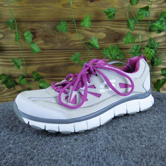 SKECHERS Women's Sport Sneaker Gray Synthetic Sz 8 Medium Gently Used‎ 2025 - Picture 1 of 7